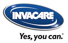 Invacare Logo als Hersteller für Reha Hilfsmittel und Pflegeprodukte